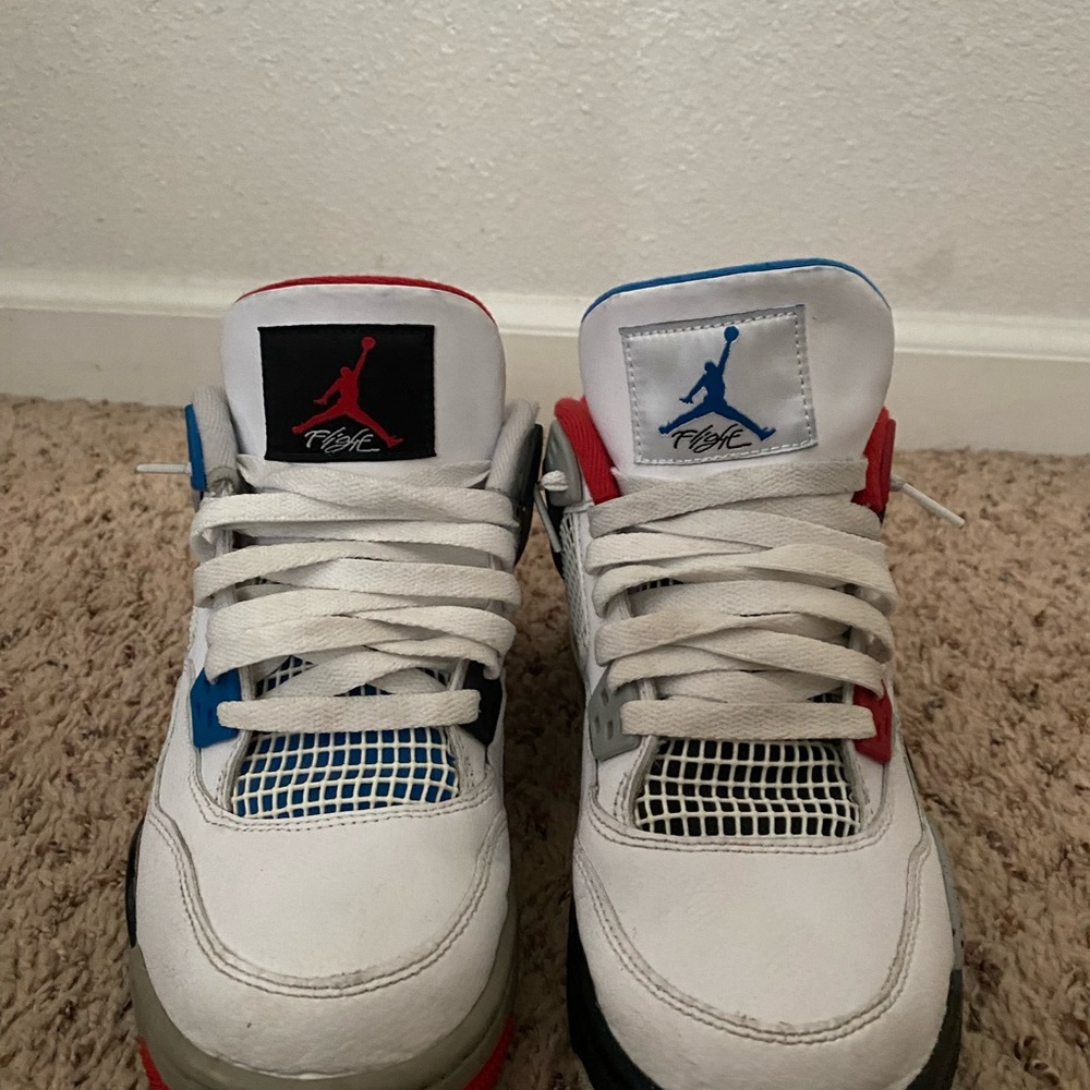 Air jordan 4 size 7 gs “what the”